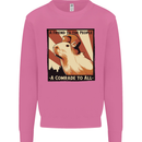 Capybara Comrade Mens Sweatshirt Jumper Azalea