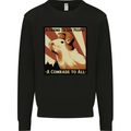 Capybara Comrade Mens Sweatshirt Jumper Black
