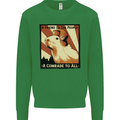 Capybara Comrade Mens Sweatshirt Jumper Irish Green