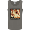 Capybara Comrade Mens Vest Tank Top Charcoal