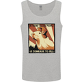 Capybara Comrade Mens Vest Tank Top Sports Grey