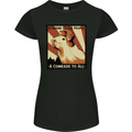 Capybara Comrade Womens Petite Cut T-Shirt Black
