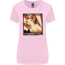 Capybara Comrade Womens Wider Cut T-Shirt Light Pink