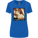 Capybara Comrade Womens Wider Cut T-Shirt Royal Blue