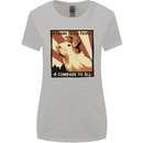 Capybara Comrade Womens Wider Cut T-Shirt Sports Grey