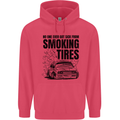 Car Drifting Burning Tires Childrens Kids Hoodie Heliconia