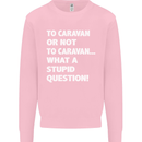 Caranan or Not to? What a Stupid Question Kids Sweatshirt Jumper Light Pink