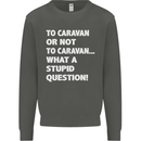 Caranan or Not to? What a Stupid Question Kids Sweatshirt Jumper Storm Grey