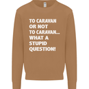Caranan or Not to? What a Stupid Question Mens Sweatshirt Jumper Caramel Latte