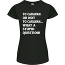 Caranan or Not to? What a Stupid Question Womens Petite Cut T-Shirt Black
