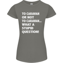 Caranan or Not to? What a Stupid Question Womens Petite Cut T-Shirt Charcoal