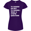 Caranan or Not to? What a Stupid Question Womens Petite Cut T-Shirt Purple