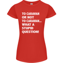 Caranan or Not to? What a Stupid Question Womens Petite Cut T-Shirt Red