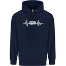 Cararvan Pulse Caravan Caravanning Childrens Kids Hoodie Navy Blue