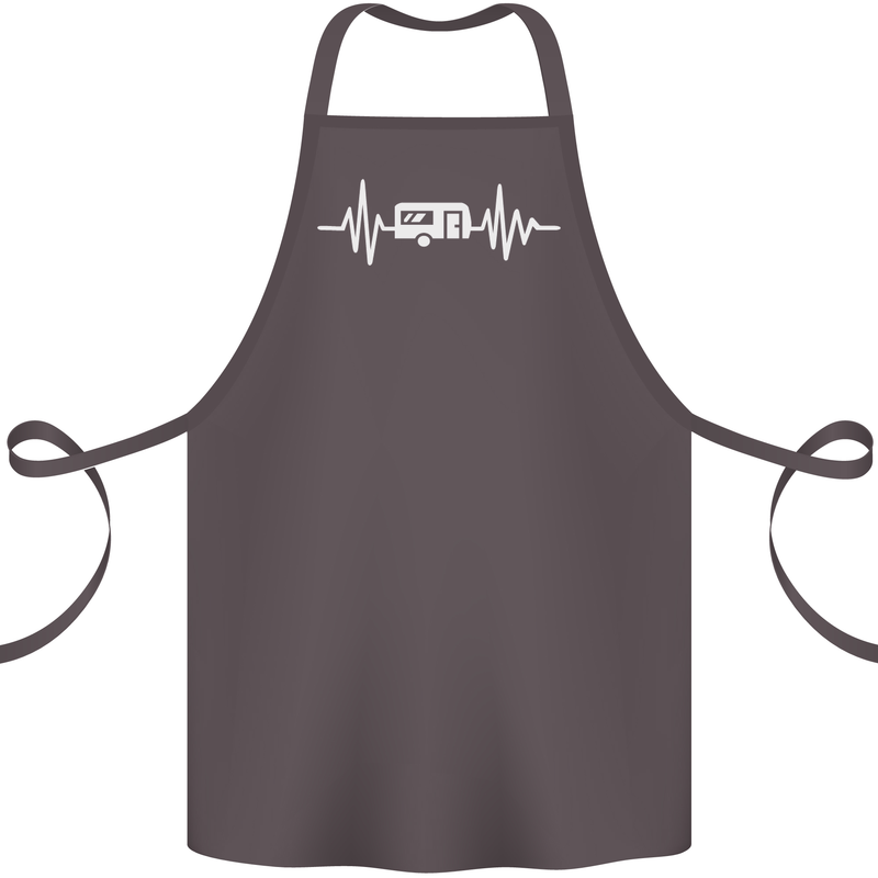 Cararvan Pulse Caravan Caravanning Cotton Apron 100% Organic Dark Grey