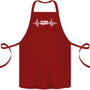 Cararvan Pulse Caravan Caravanning Cotton Apron 100% Organic Maroon