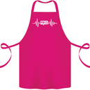 Cararvan Pulse Caravan Caravanning Cotton Apron 100% Organic Pink