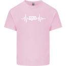 Cararvan Pulse Caravan Caravanning Kids T-Shirt Childrens Light Pink