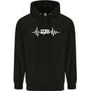 Cararvan Pulse Caravan Caravanning Mens 80% Cotton Hoodie Black