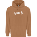 Cararvan Pulse Caravan Caravanning Mens 80% Cotton Hoodie Caramel Latte