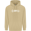 Cararvan Pulse Caravan Caravanning Mens 80% Cotton Hoodie Sand