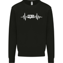 Cararvan Pulse Caravan Caravanning Mens Sweatshirt Jumper Black