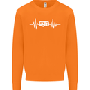 Cararvan Pulse Caravan Caravanning Mens Sweatshirt Jumper Orange