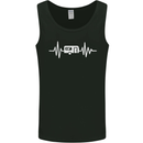 Cararvan Pulse Caravan Caravanning Mens Vest Tank Top Black