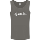 Cararvan Pulse Caravan Caravanning Mens Vest Tank Top Charcoal