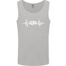 Cararvan Pulse Caravan Caravanning Mens Vest Tank Top Sports Grey