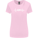 Cararvan Pulse Caravan Caravanning Womens Wider Cut T-Shirt Light Pink