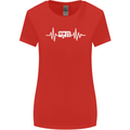Cararvan Pulse Caravan Caravanning Womens Wider Cut T-Shirt Red