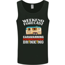 Caravan Weekend Forecast Caravanning Mens Vest Tank Top Black