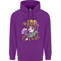 Carnival Its Mardi Gras Childrens Kids Hoodie Purple