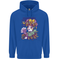 Carnival Its Mardi Gras Childrens Kids Hoodie Royal Blue