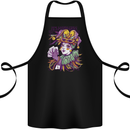 Carnival Its Mardi Gras Cotton Apron 100% Organic Black