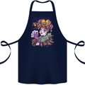 Carnival Its Mardi Gras Cotton Apron 100% Organic Navy Blue