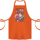 Carnival Its Mardi Gras Cotton Apron 100% Organic Orange