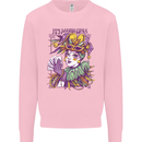 Carnival Its Mardi Gras Kids Sweatshirt Jumper Light Pink