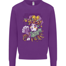 Carnival Its Mardi Gras Kids Sweatshirt Jumper Purple
