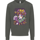 Carnival Its Mardi Gras Kids Sweatshirt Jumper Storm Grey