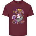 Carnival Its Mardi Gras Mens Cotton T-Shirt Tee Top Maroon