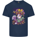 Carnival Its Mardi Gras Mens Cotton T-Shirt Tee Top Navy Blue