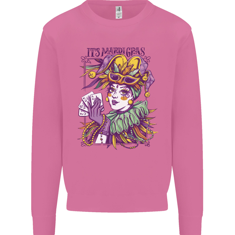 Carnival Its Mardi Gras Mens Sweatshirt Jumper Azalea