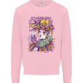 Carnival Its Mardi Gras Mens Sweatshirt Jumper Light Pink