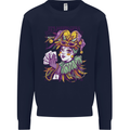 Carnival Its Mardi Gras Mens Sweatshirt Jumper Navy Blue