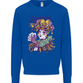 Carnival Its Mardi Gras Mens Sweatshirt Jumper Royal Blue