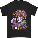 Carnival Its Mardi Gras Mens T-Shirt 100% Cotton Black