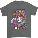 Carnival Its Mardi Gras Mens T-Shirt 100% Cotton Charcoal