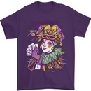 Carnival Its Mardi Gras Mens T-Shirt 100% Cotton Purple